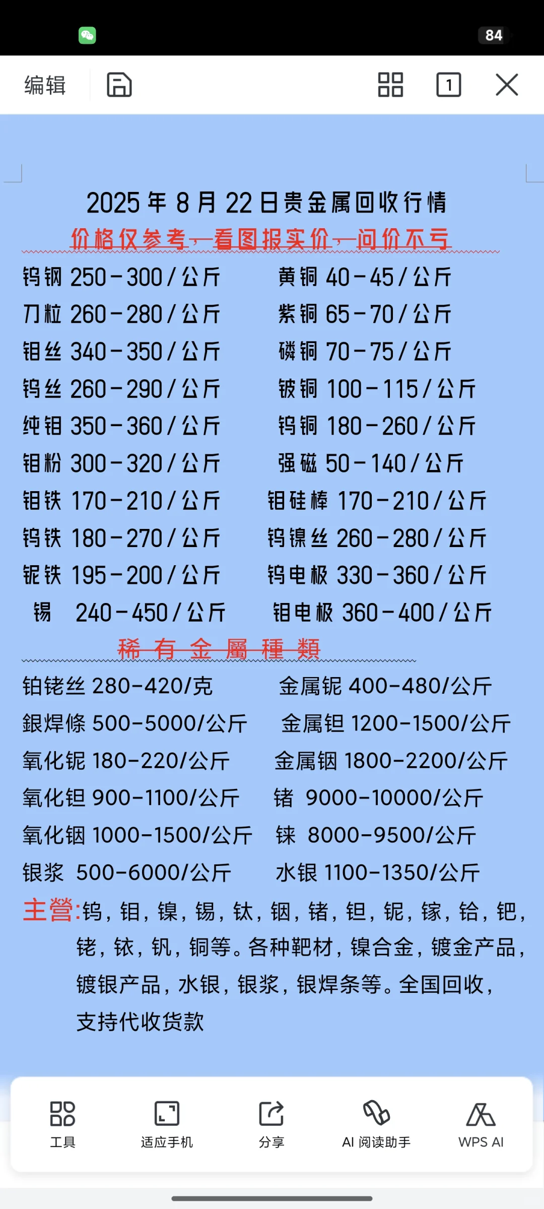 你家有废品卖吗?️?️?️