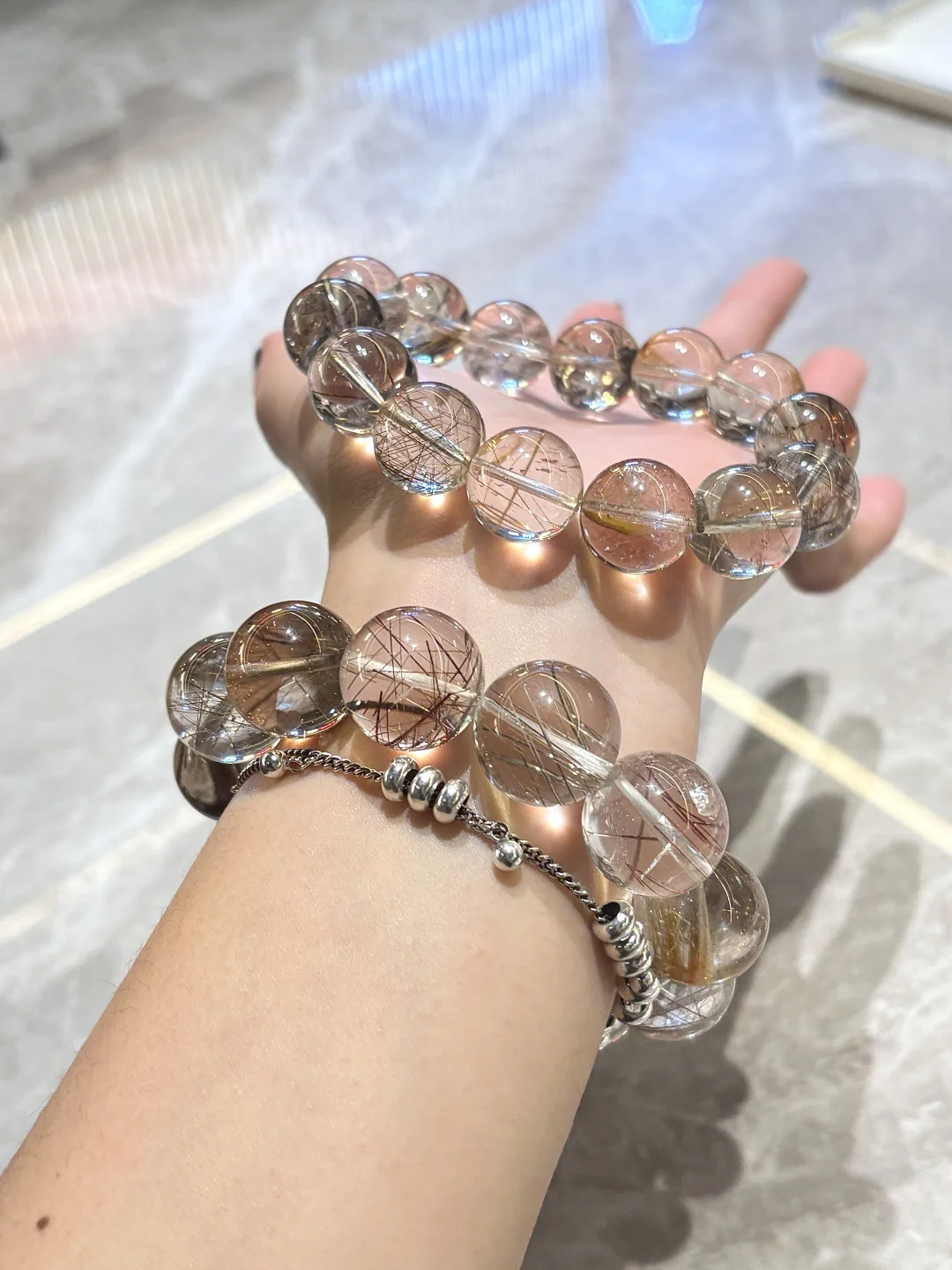 个位数克价的玻璃体发晶 上哪捡漏！！？