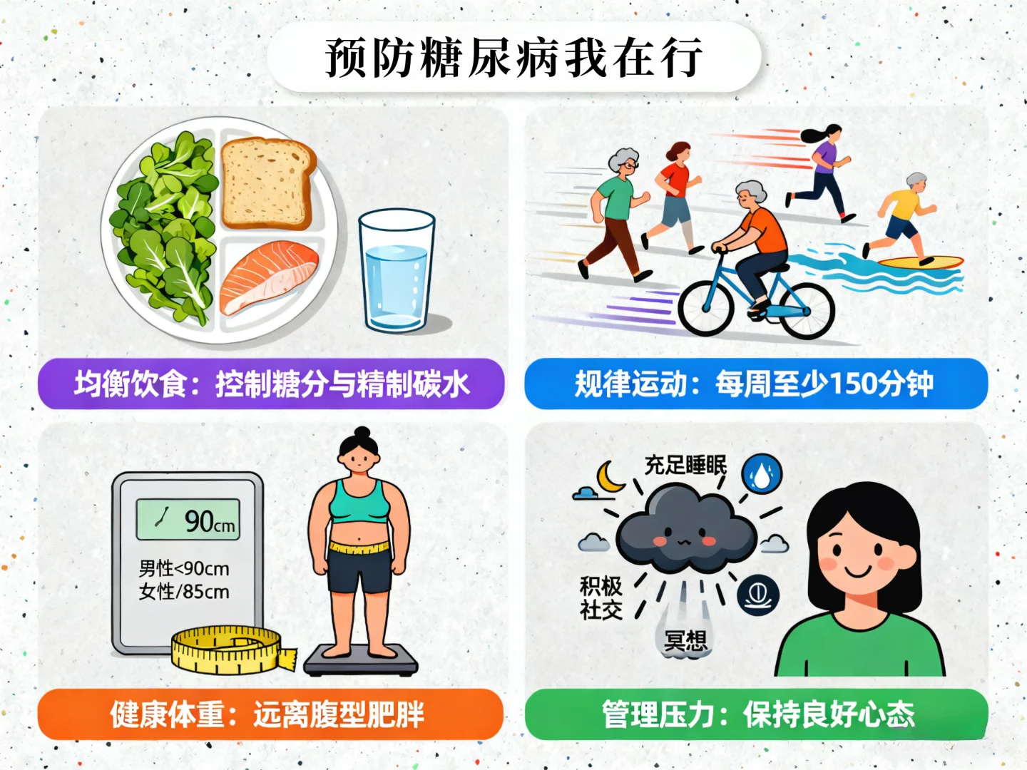 联合国糖尿病日——超级完整的控糖策略!