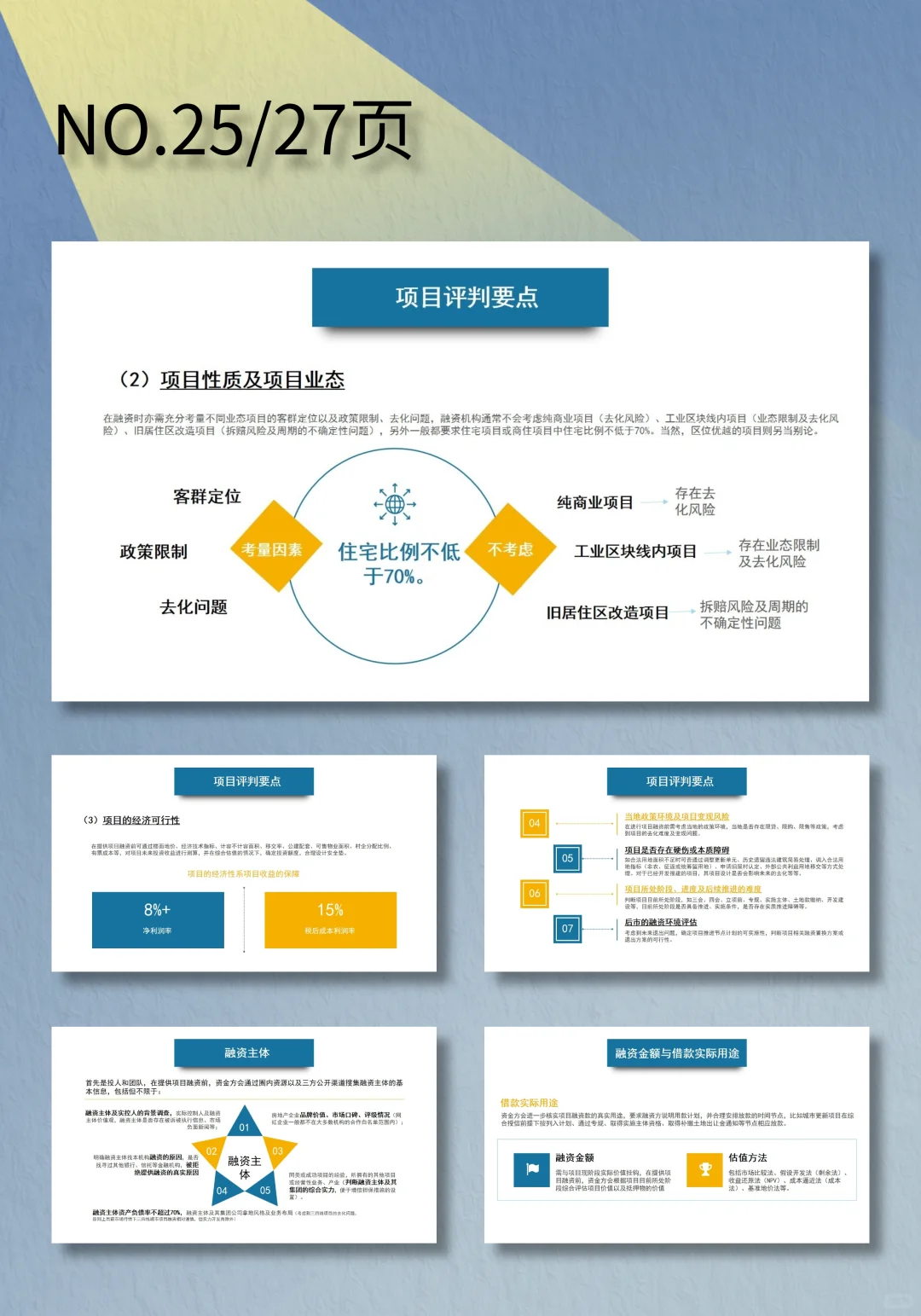 简约融资知识分享PPT模板