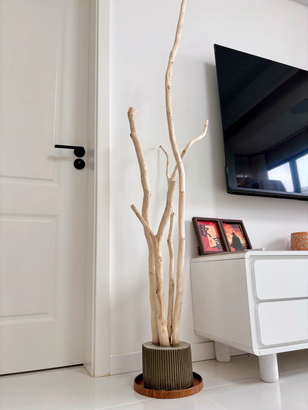 路边的树枝diy 手工