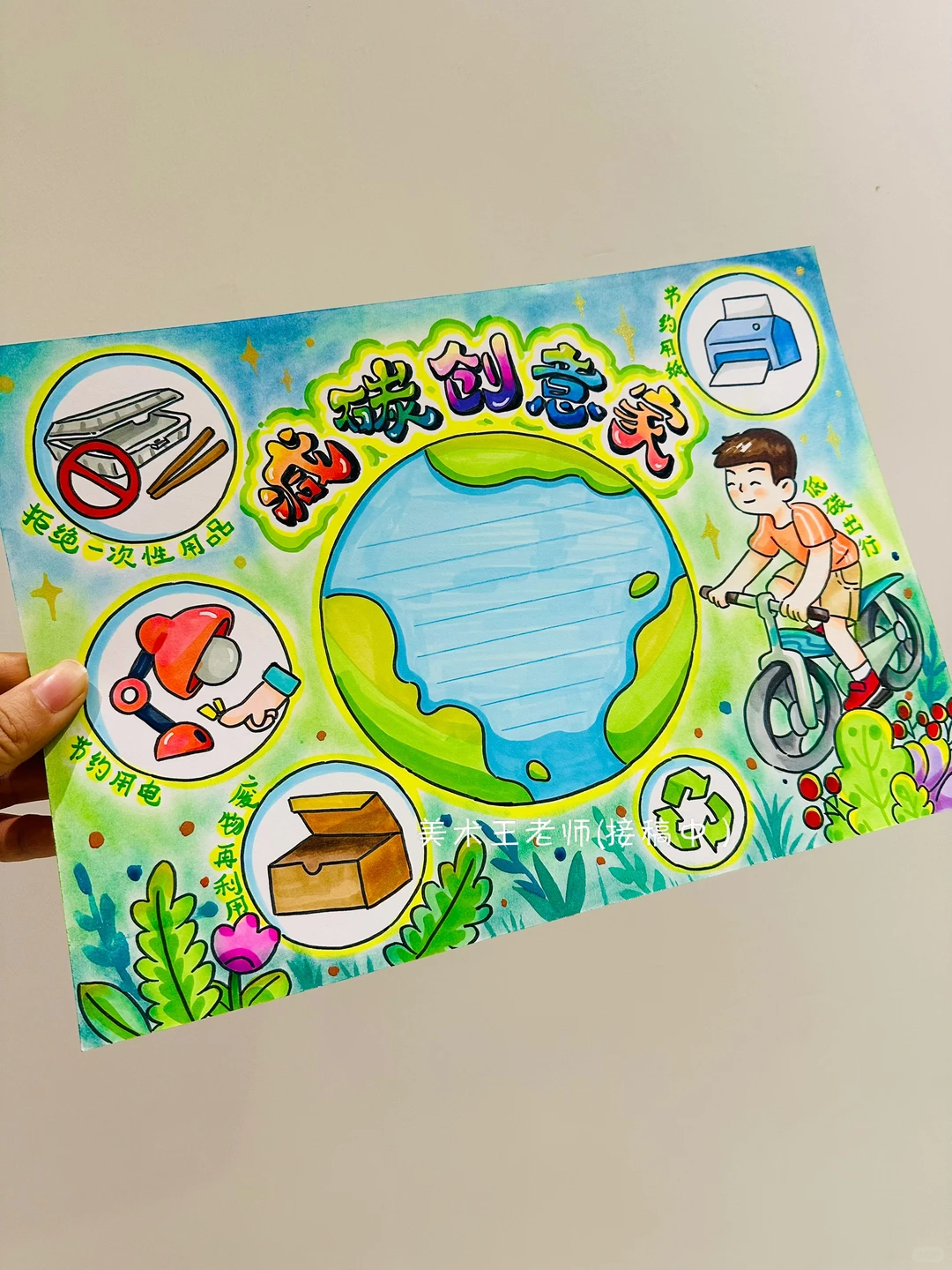 低碳环保手抄报