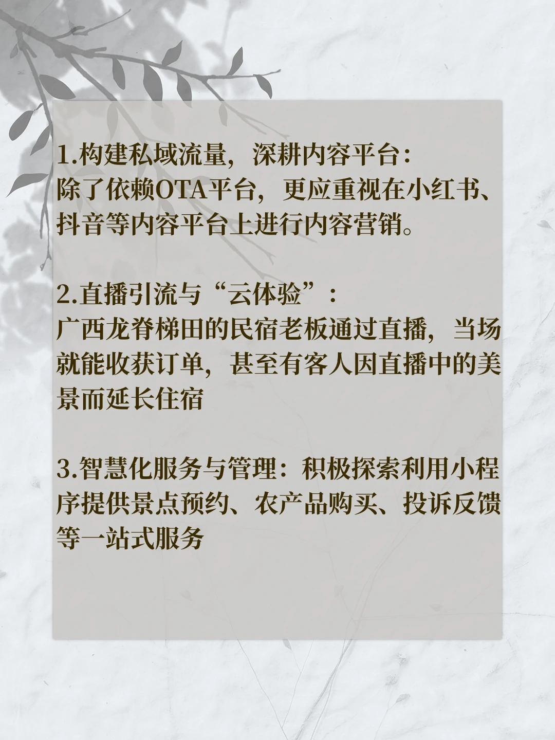 2025年乡村民宿的破局