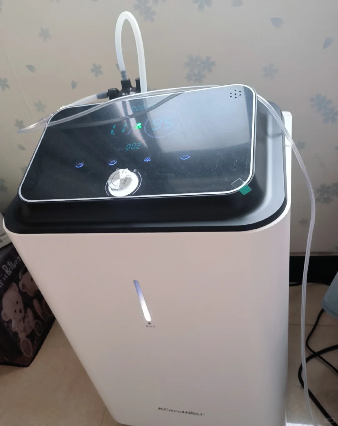 回到家开始了天天吸氧的日子