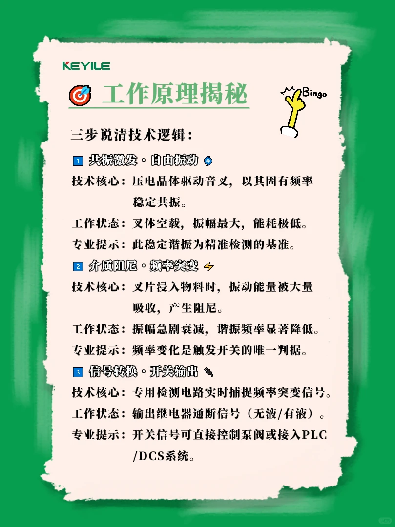 每天认识一台仪表 | 音叉液位开关