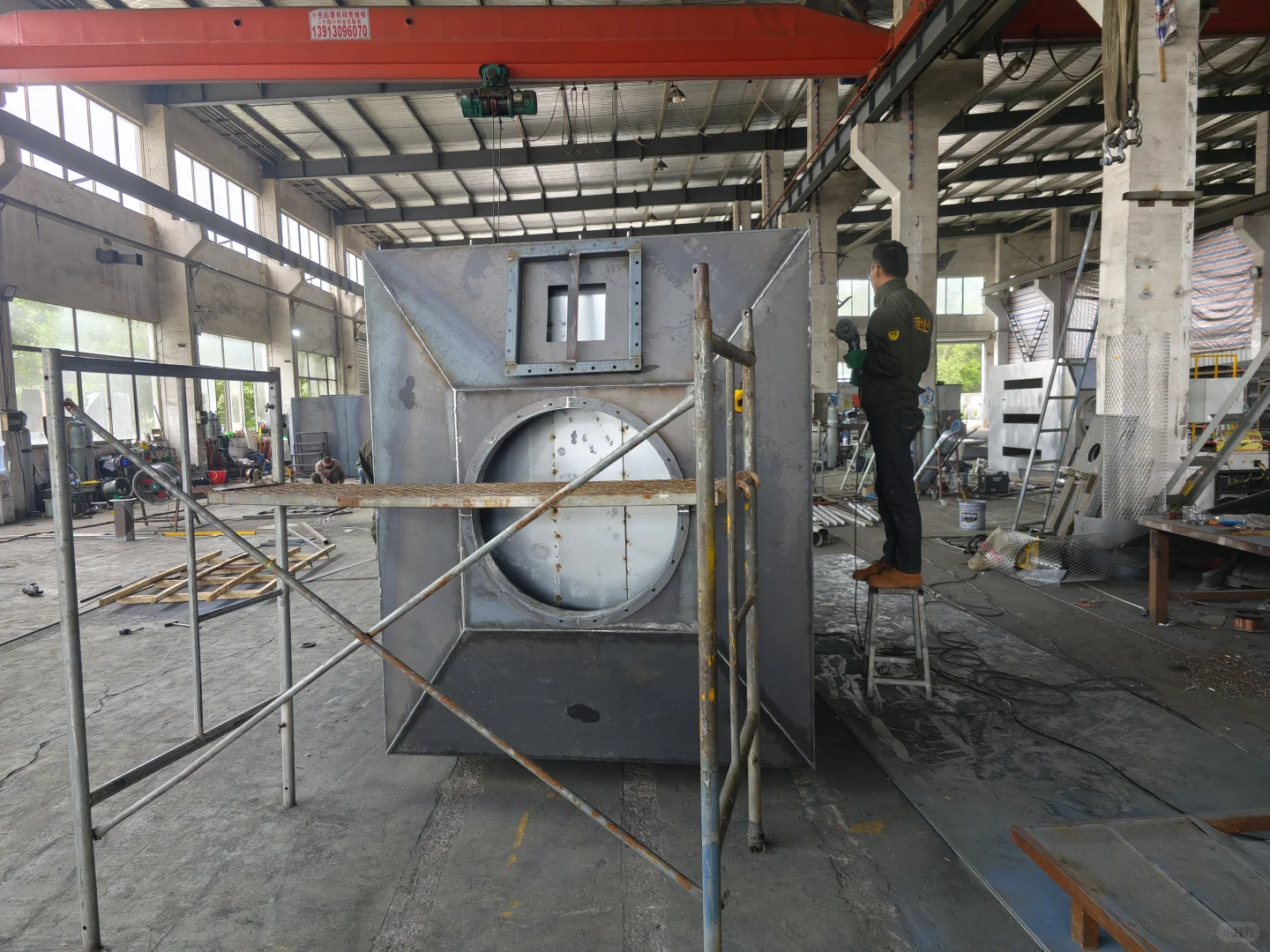 环保设备制作中