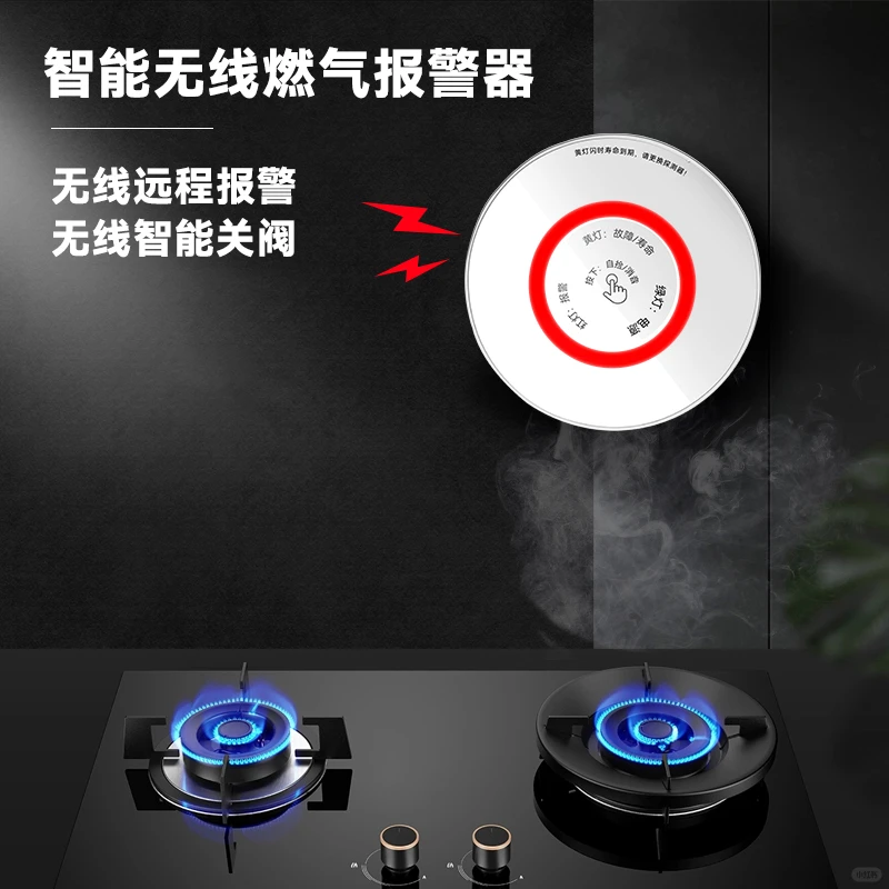 ?智能燃气报警器，一键远离隐患?