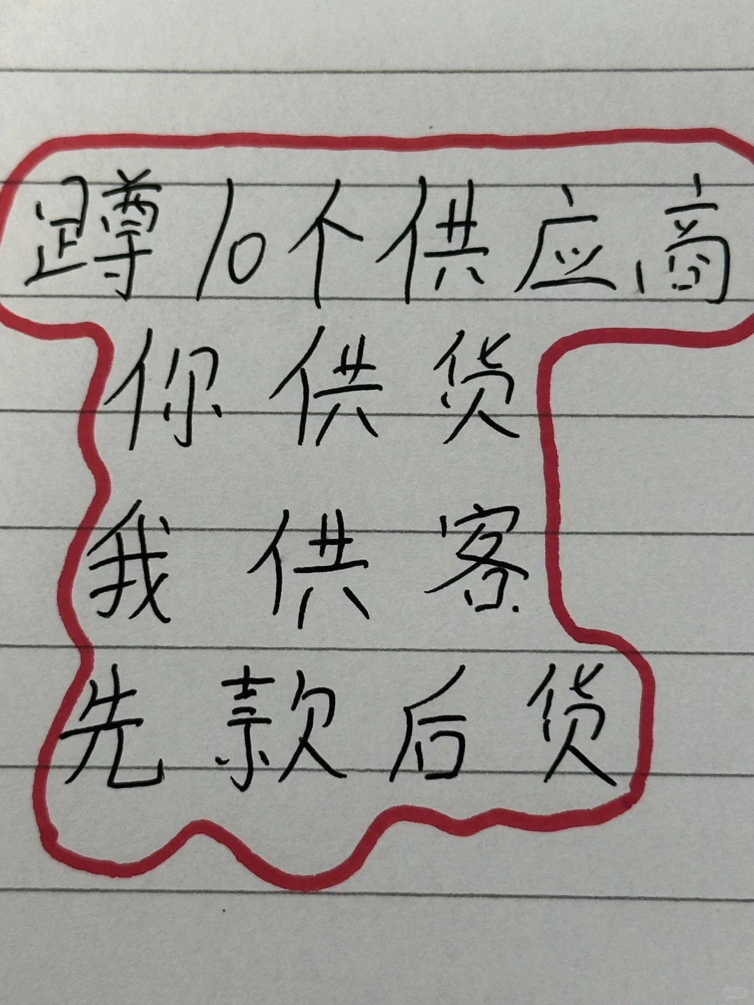 供应商来！先款后货！！