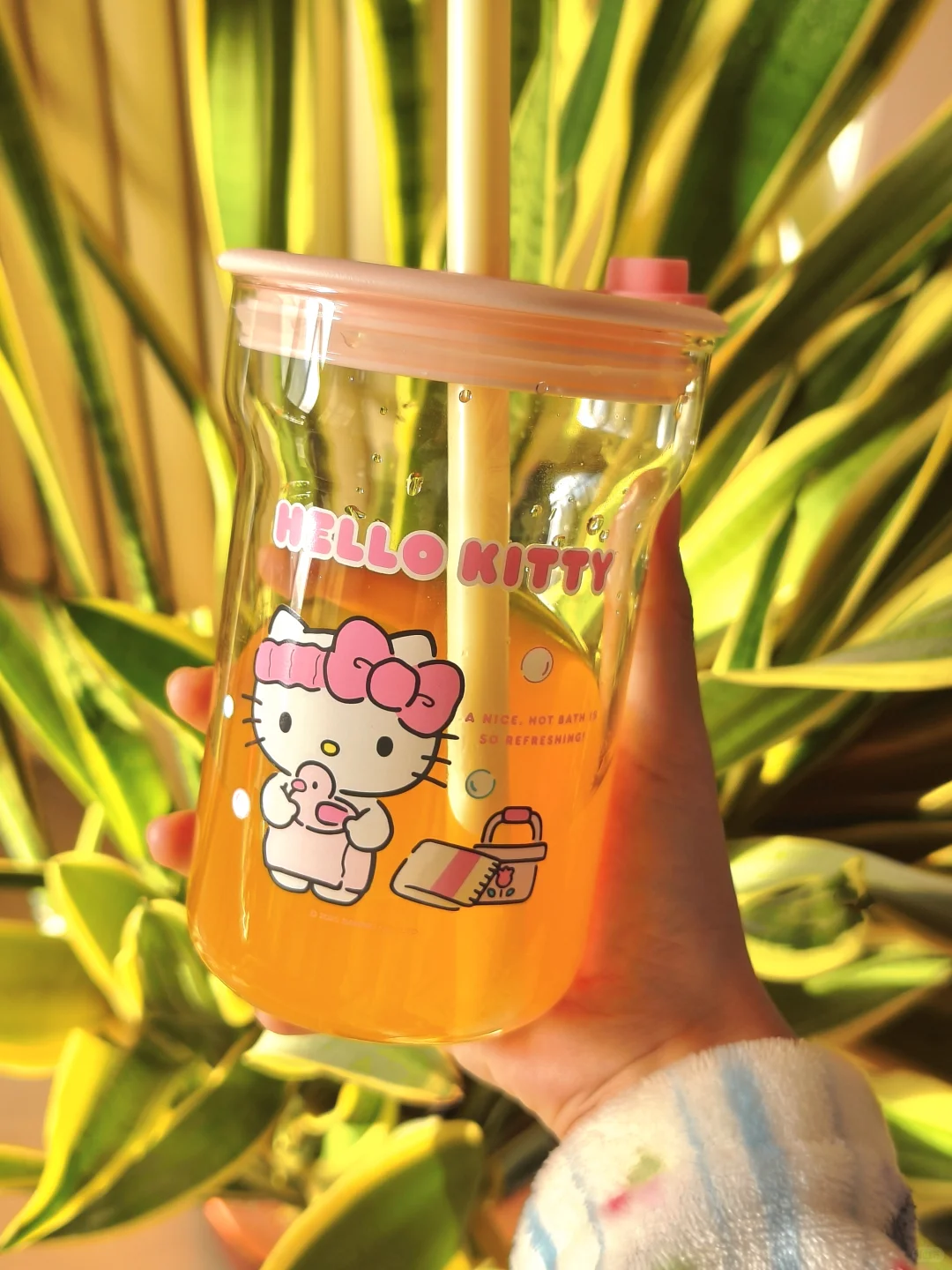 14r?拿下kt玻璃吸管杯?这也太萌了吧~