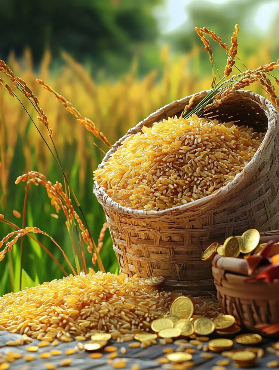 稻谷飘香，五谷丰收，满载而归！