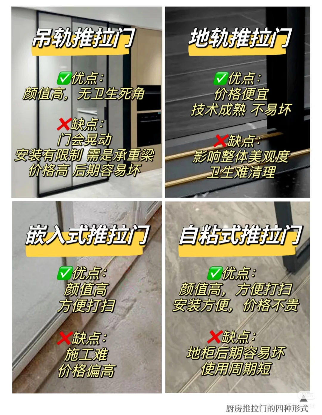 吊轨推拉门VS地轨推拉门哪个更好？？