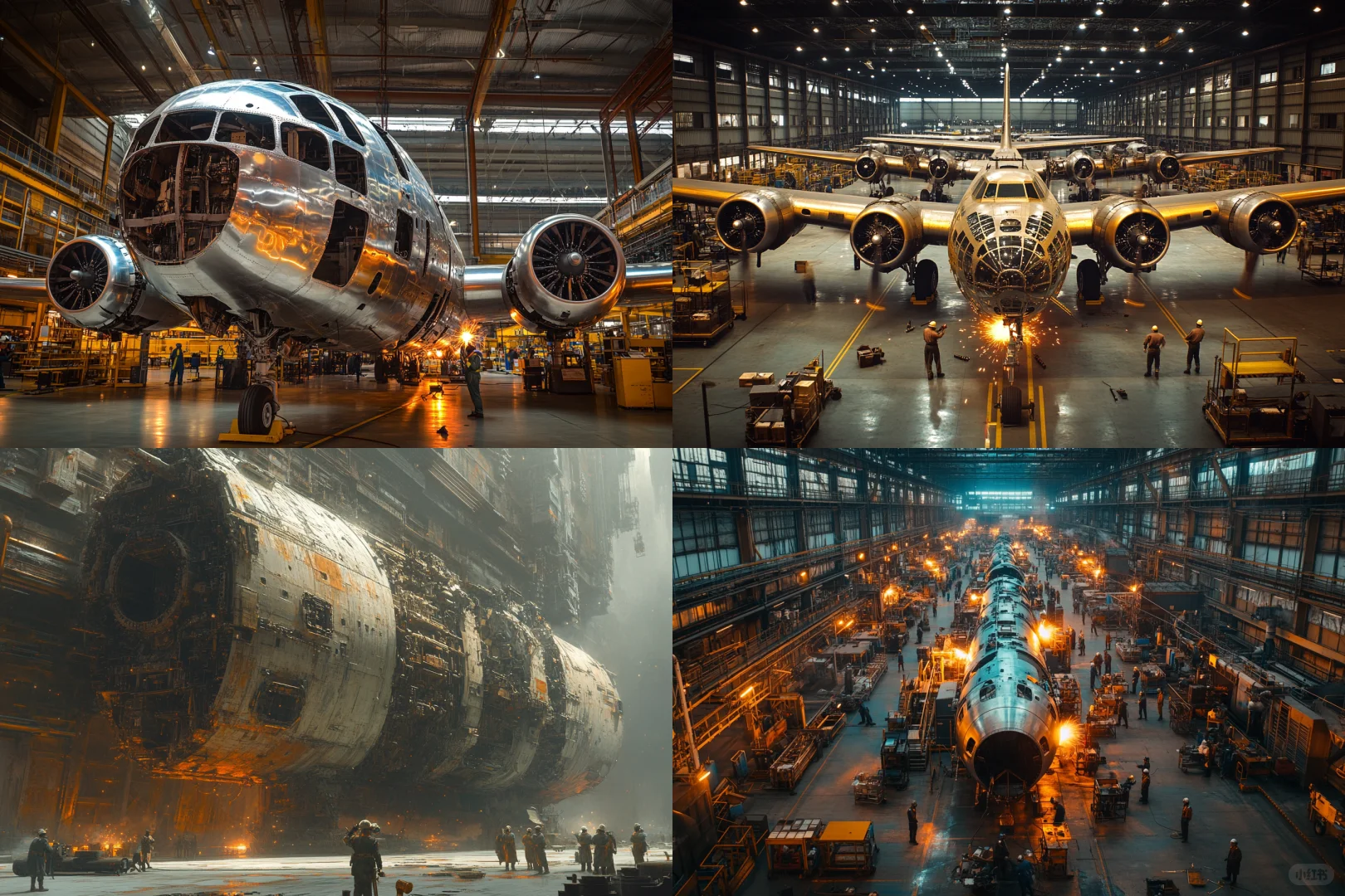 美国飞机工业机械图鉴