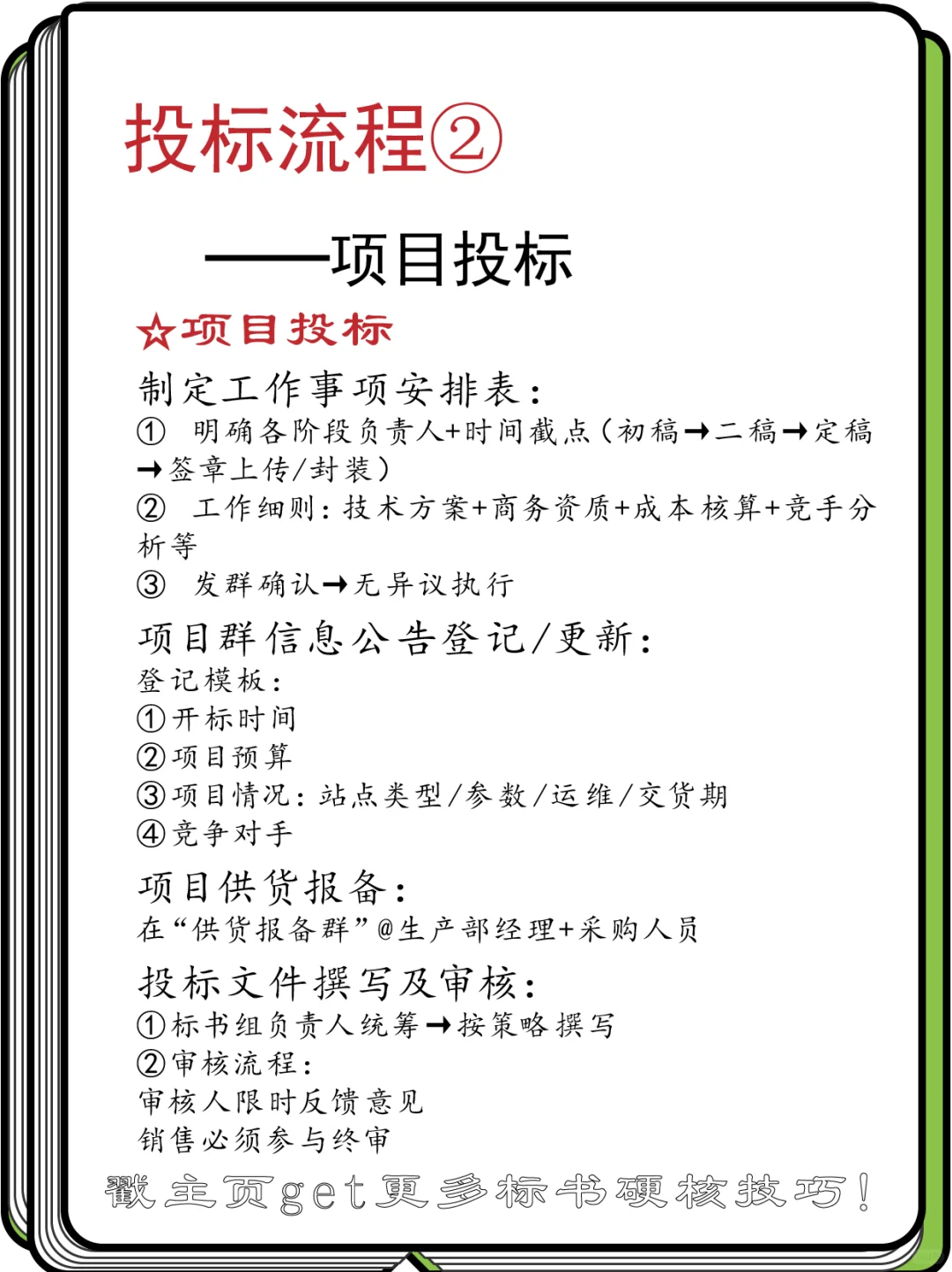 ✨工程项目投标全流程攻略｜投标新手存✨