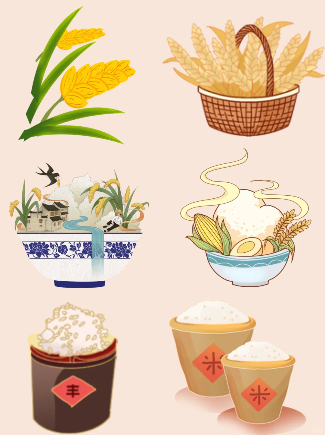 ?世界粮食日素材小麦粮仓