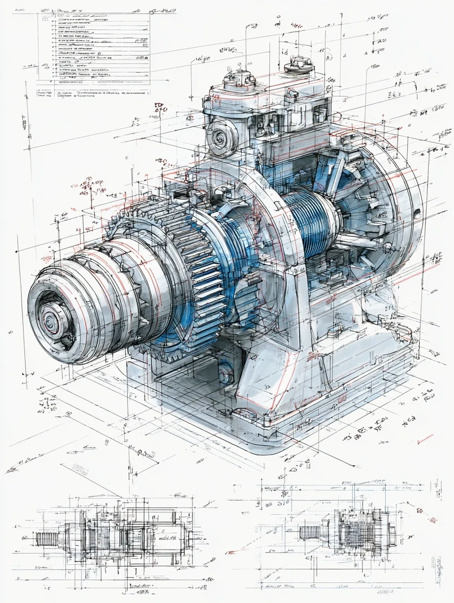 机械变速齿轮箱·设计手稿［咒语］