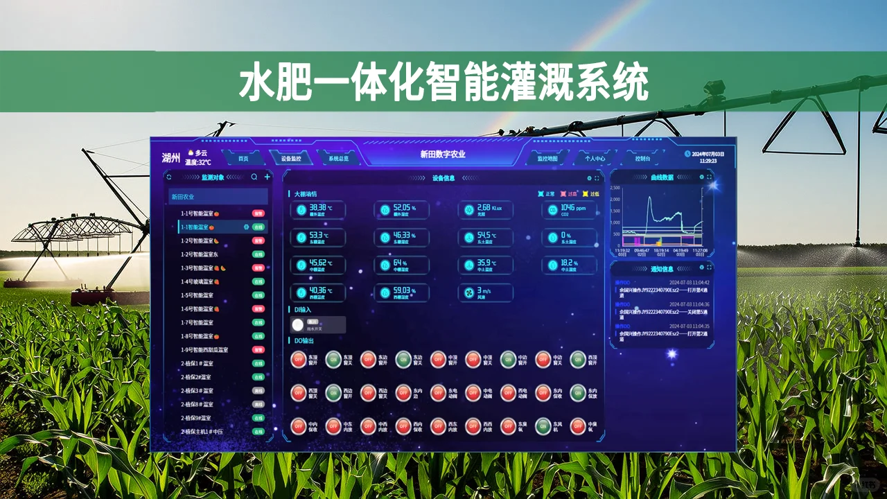 水肥一体化智能灌溉系统帮你精准控量不浪费