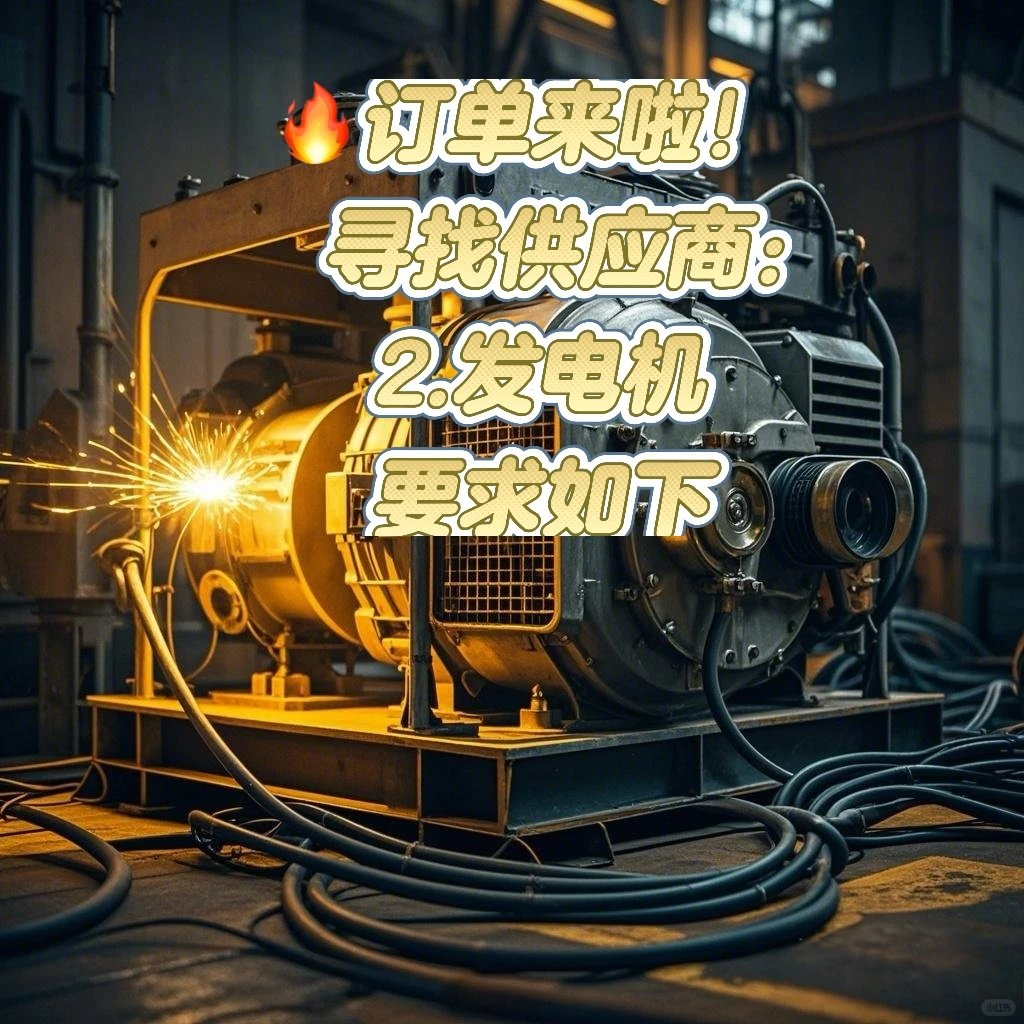 ? 急！寻找发电机供应商