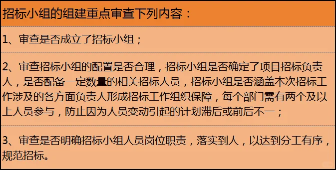 招标采购全过程审计 · 之三：审招标策划