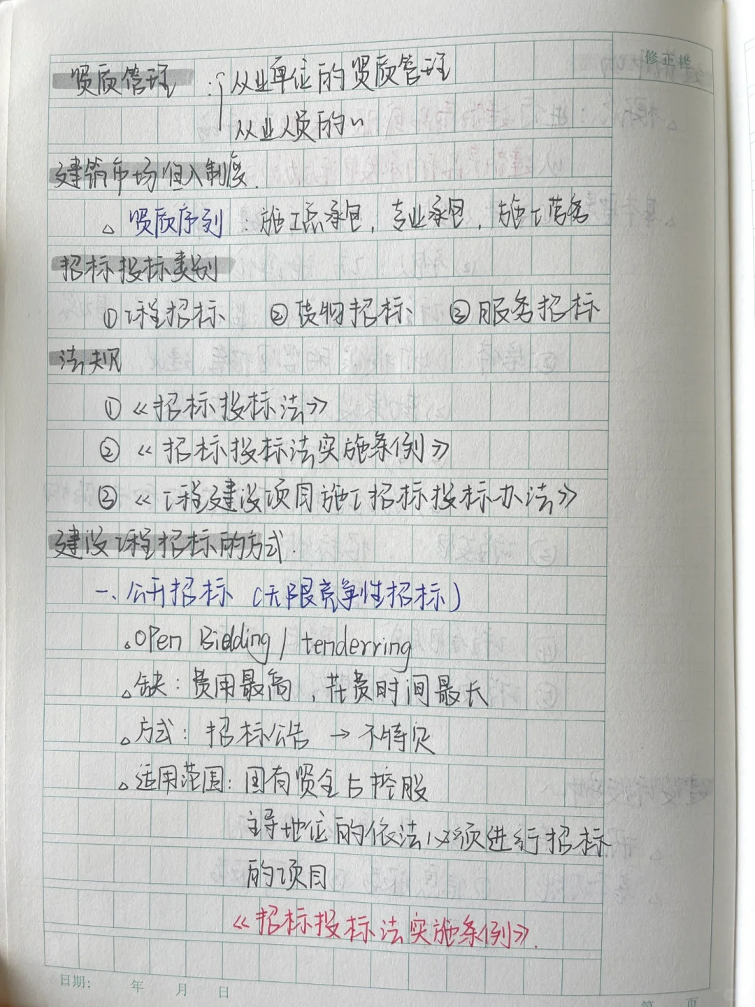 工程招投标与合同管理（1）建设工程招标投标