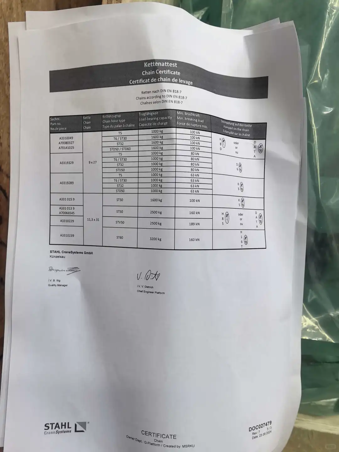 STAHL斯泰尔起重设备斯泰尔起重设备斯泰尔