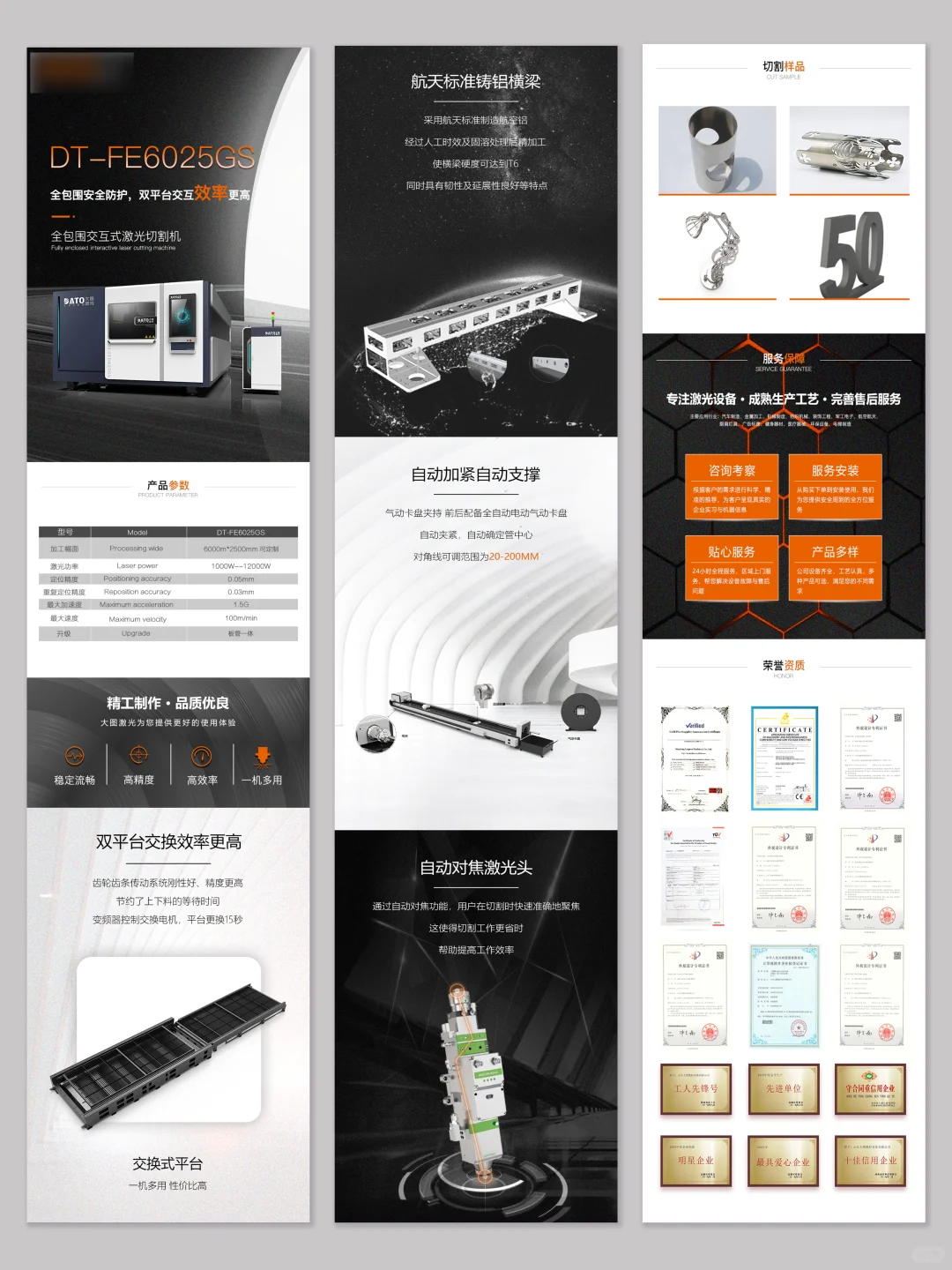 精选激光设备丨数控机床（详情页模版）