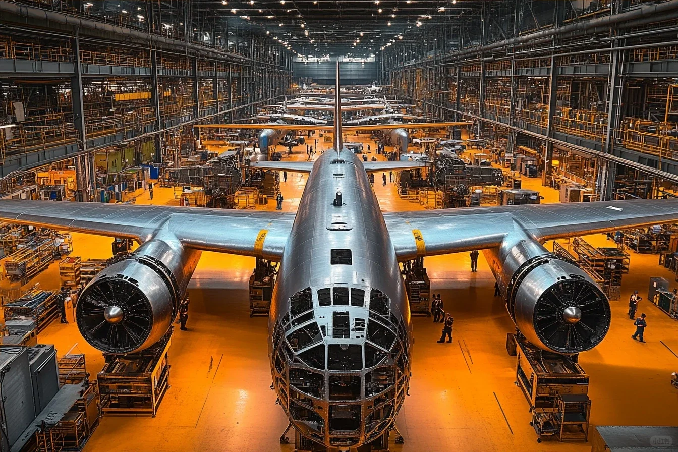 美国飞机工业机械图鉴