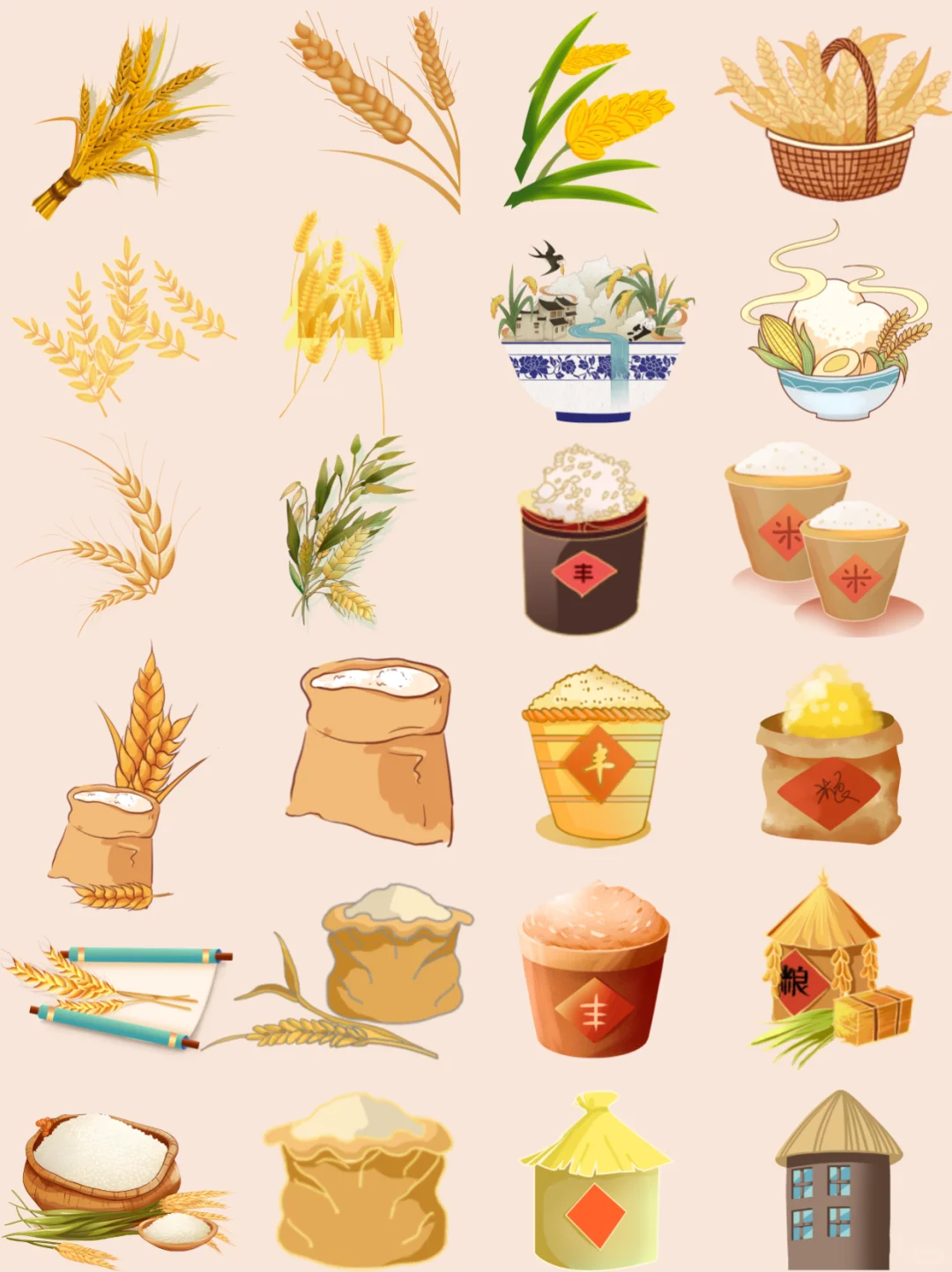 ?世界粮食日素材小麦粮仓