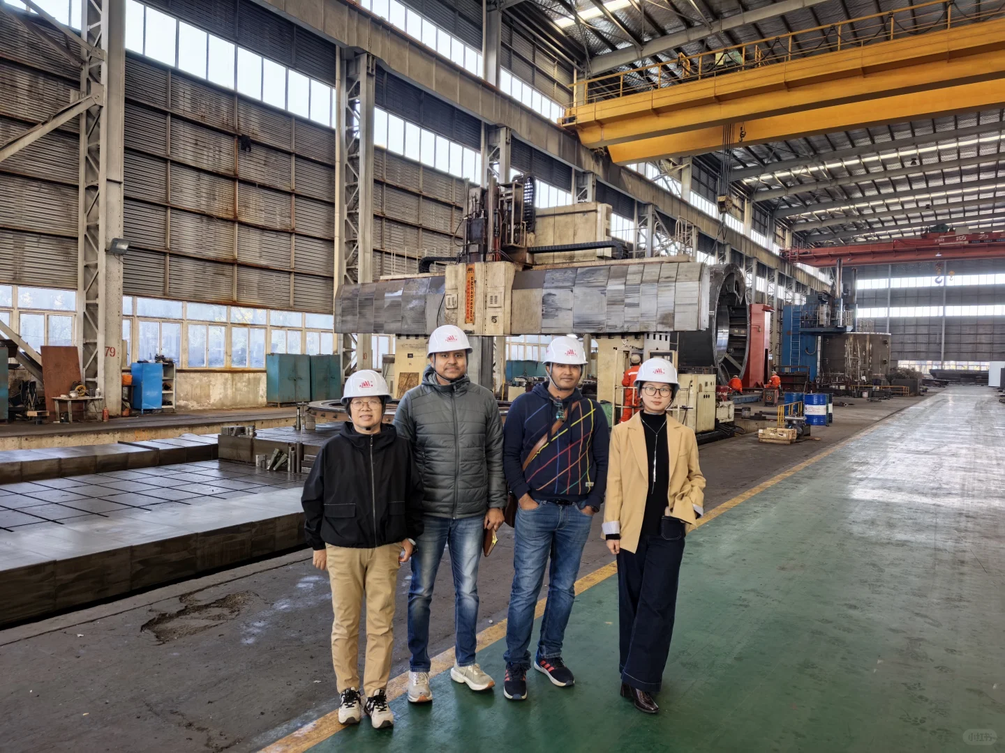 11.25建筑机械工厂陪同（溧阳中材）