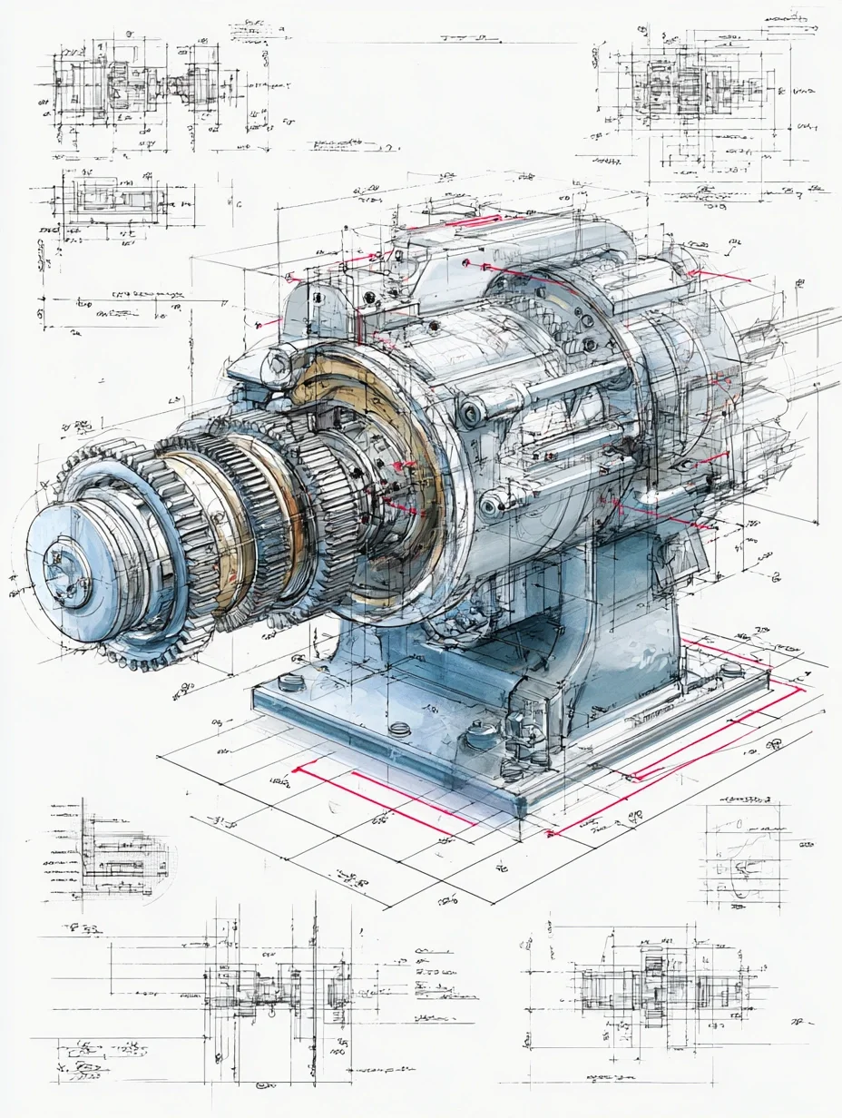 机械变速齿轮箱·设计手稿［咒语］