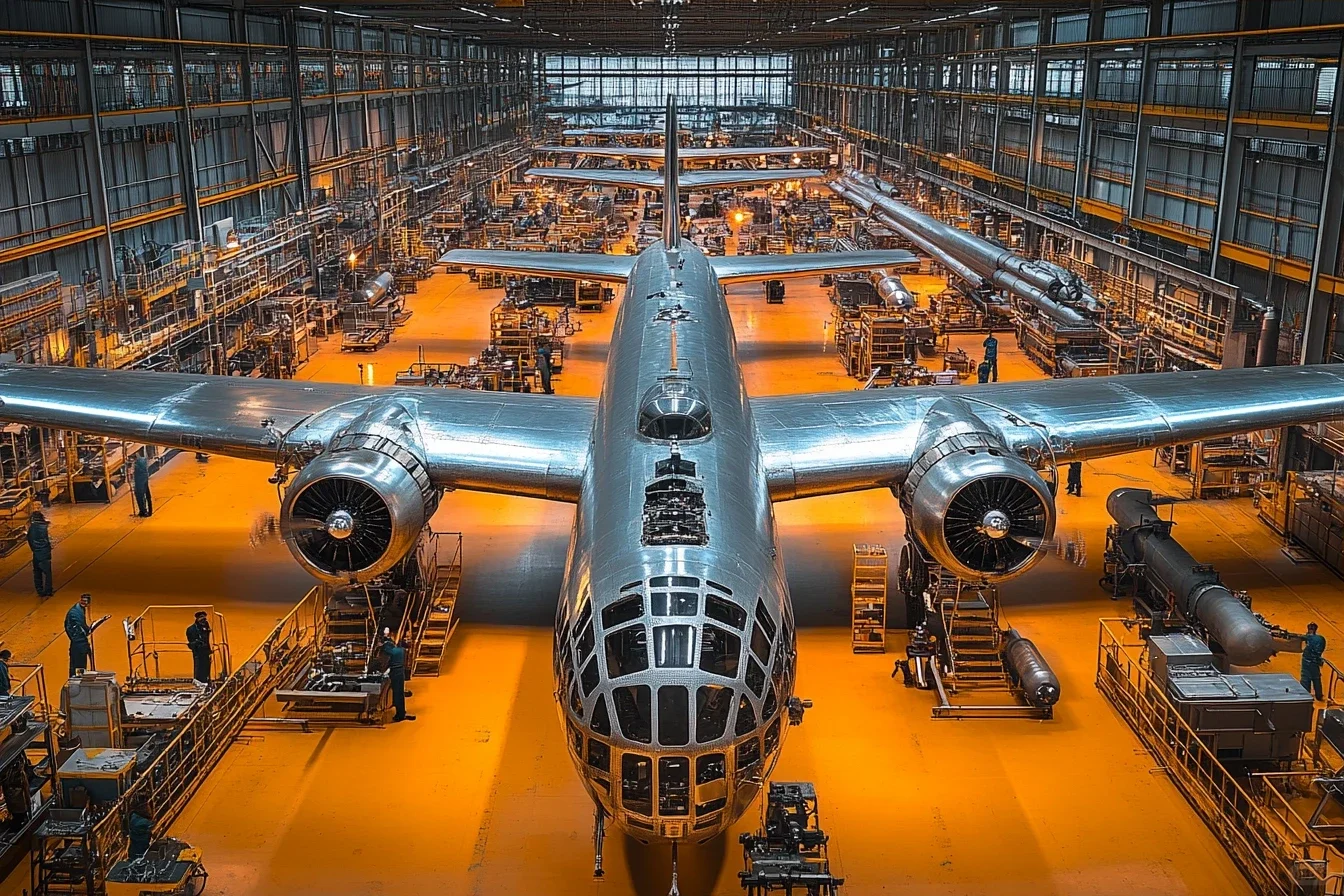 美国飞机工业机械图鉴