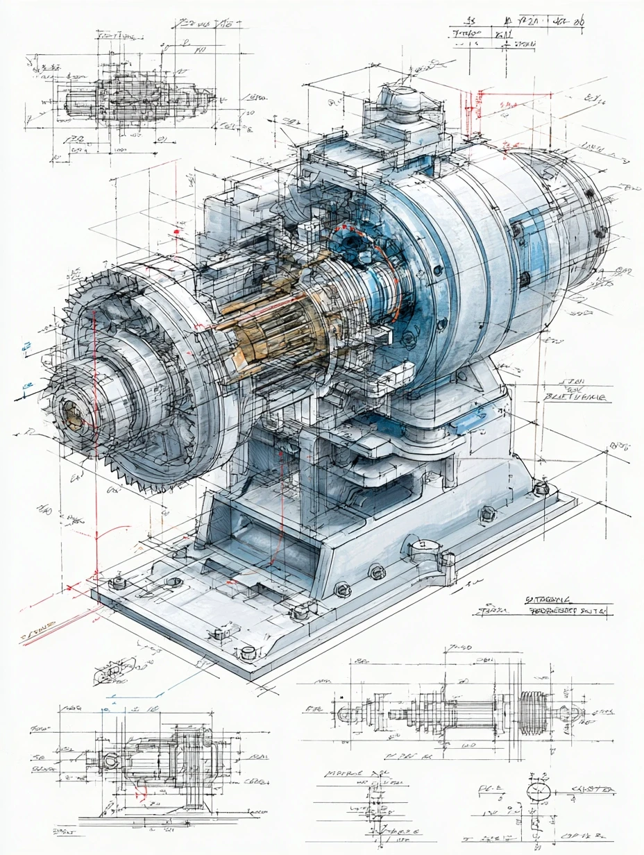 机械变速齿轮箱·设计手稿［咒语］