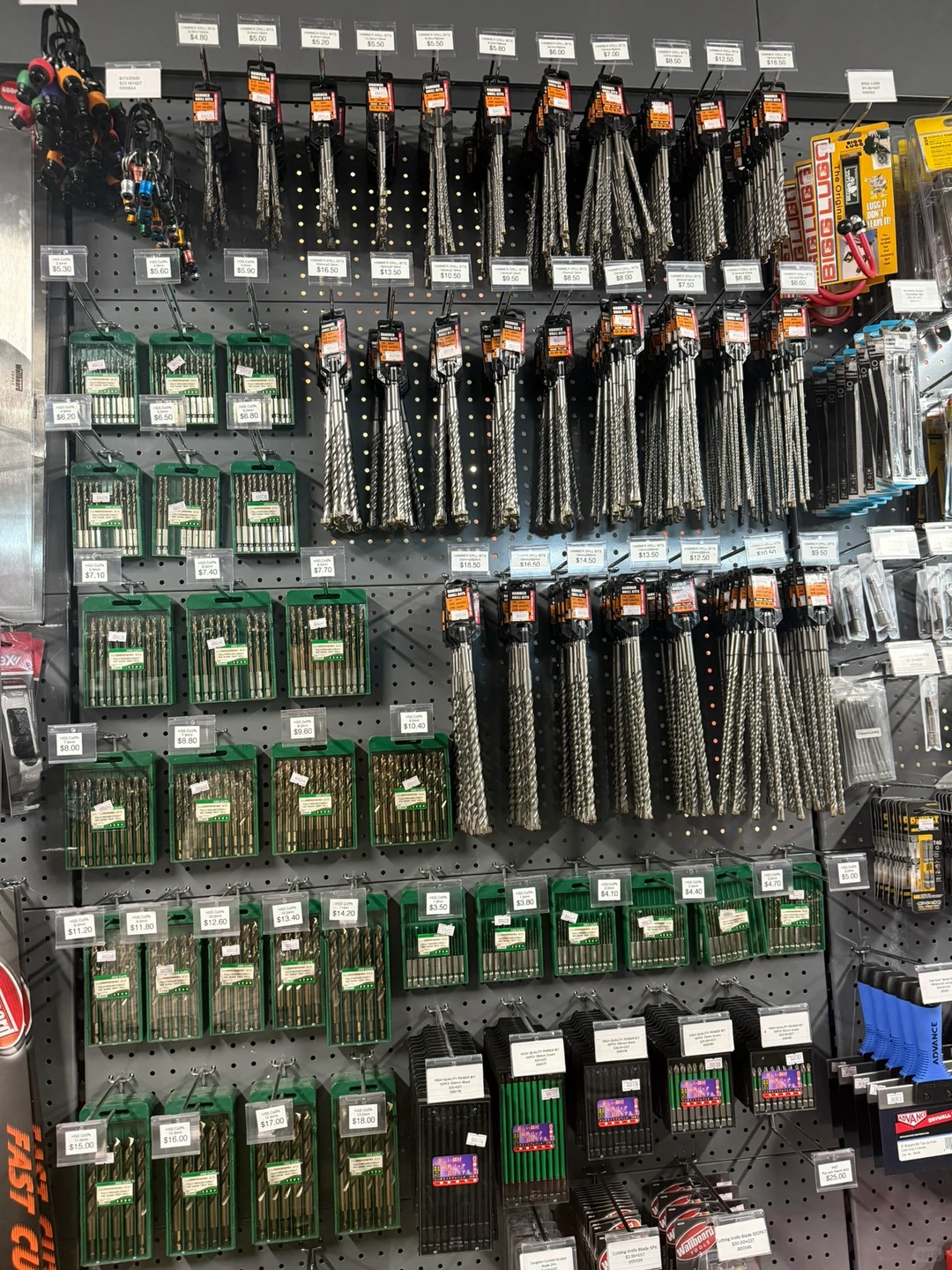 布里斯班华人料厂，各型号冲击钻钻头都有售