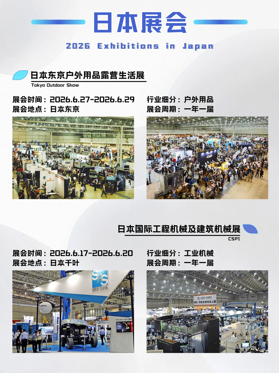 ✒企業家必看 | 日本顶級展会资源全景图