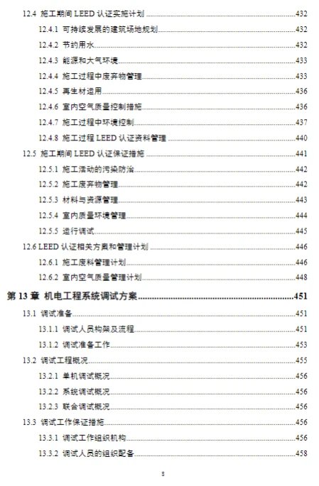 机电工程标书范本分享