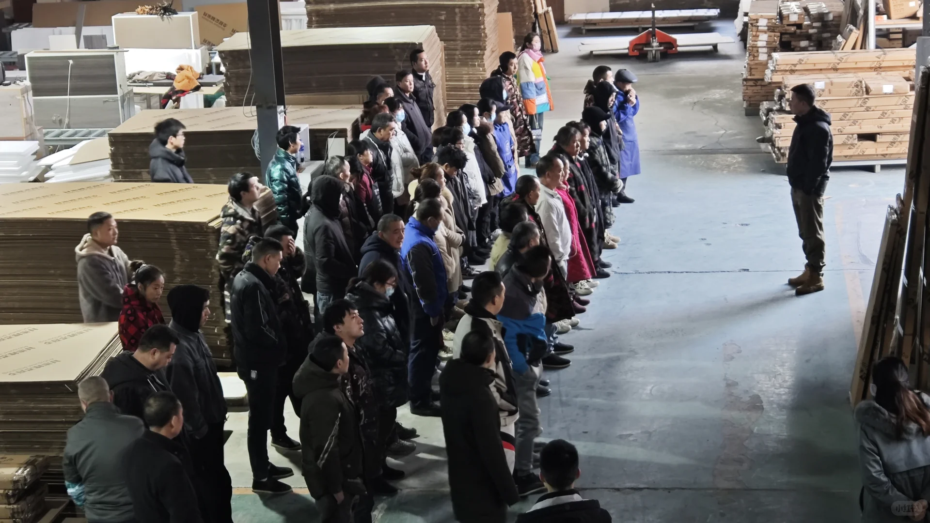 全屋定制工厂每周一会！