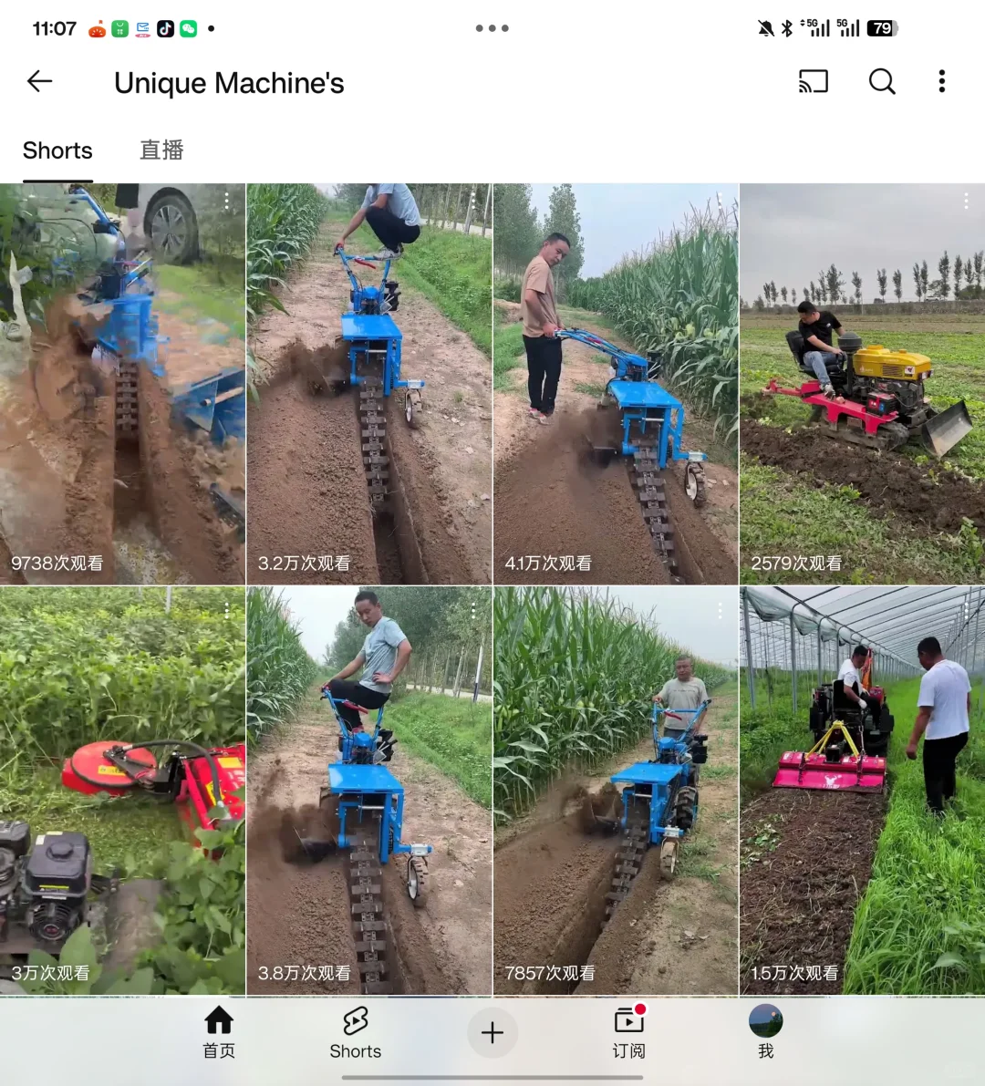 农业机械工厂做YouTube，客户自己找上门