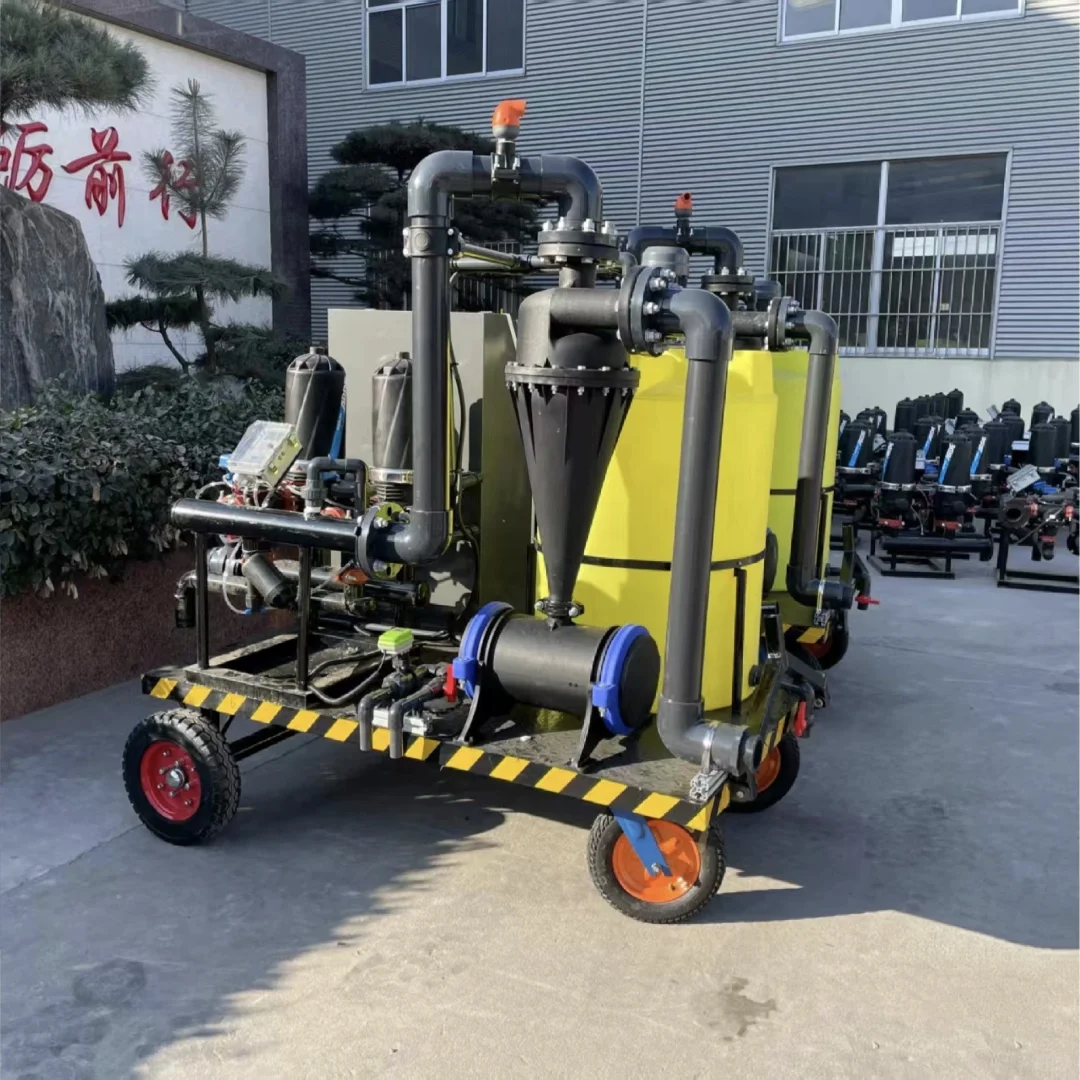 移动式水肥一体机，离心+滤网双重过滤