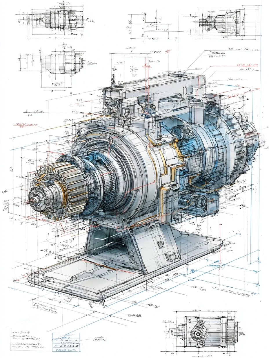机械变速齿轮箱·设计手稿［咒语］