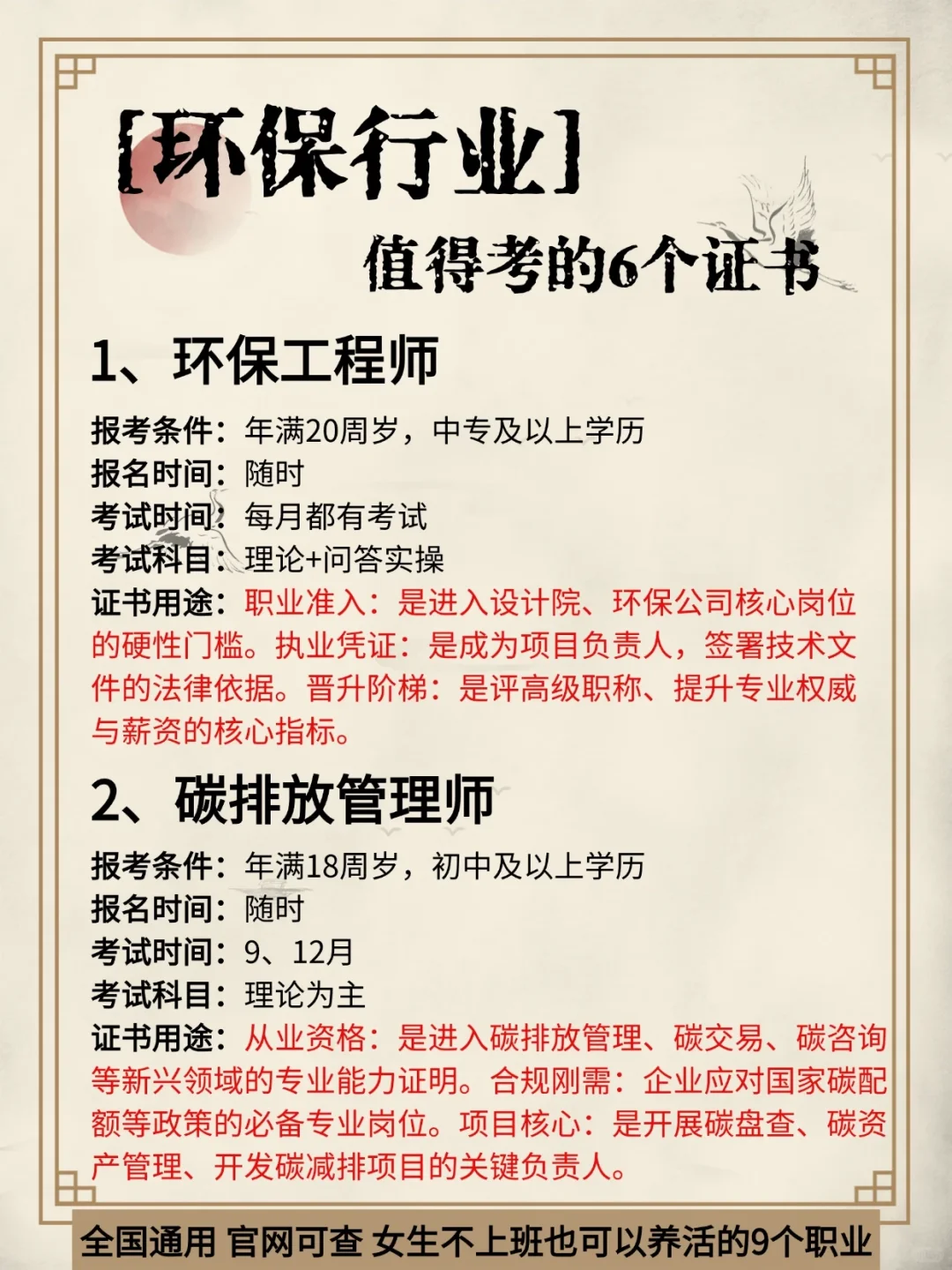 【环保行业】值得考的六大证书!