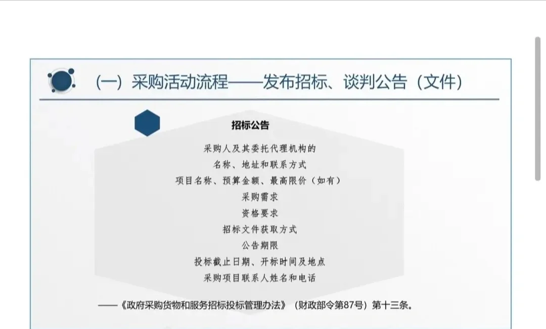【招投标知识】采购活动流程及相关规定