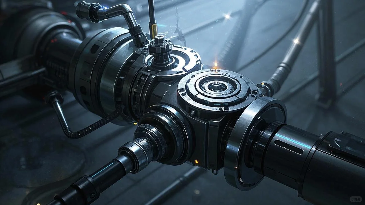 机械齿轮图片，PPT插图，科技机械