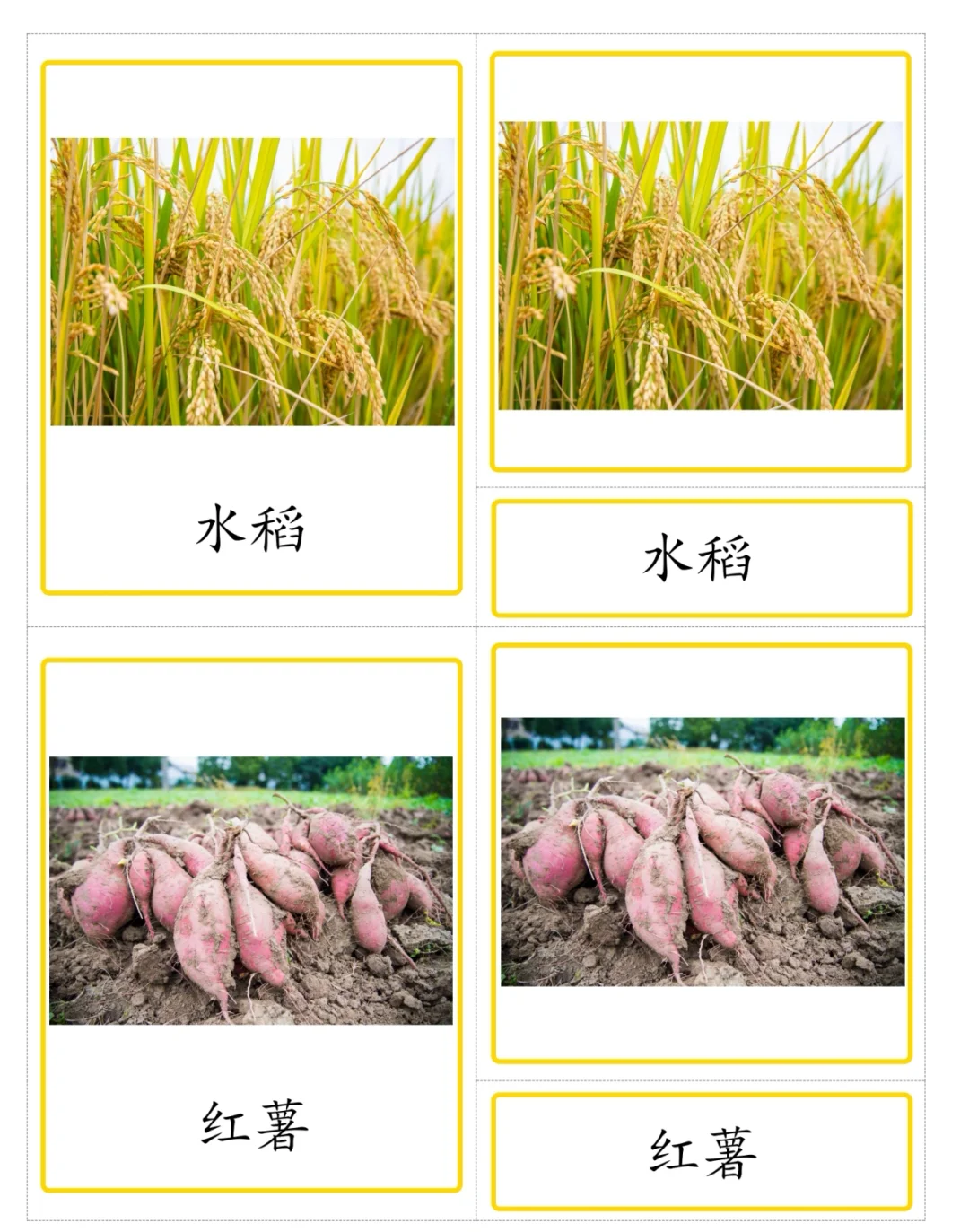 秋天收，三段卡