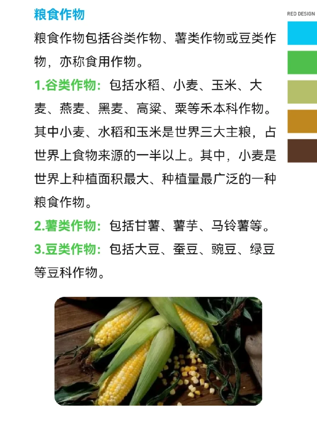 【公基常识】农作物的分类考点汇总