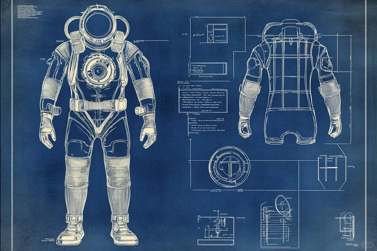被工科美学拿捏了!机械蓝图大赏