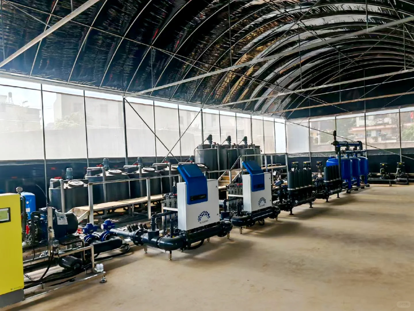 安装好的水肥一体化设备实拍