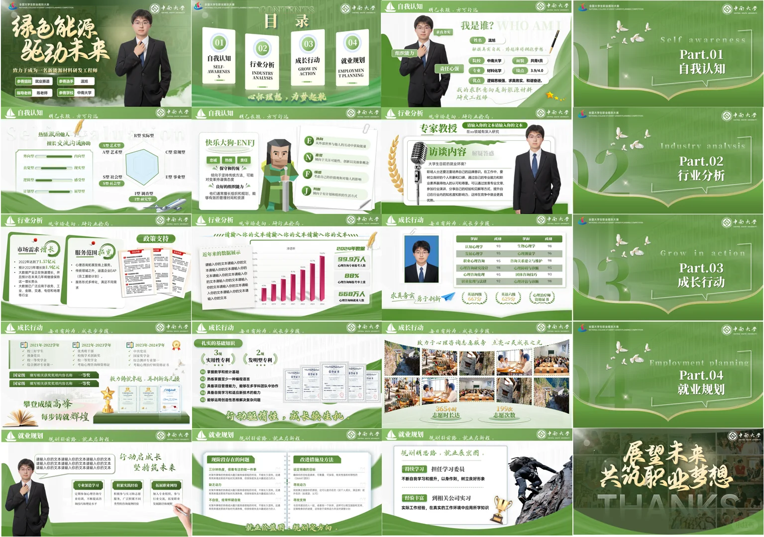 绿色能源新未来，职业规划PPT抢先看！！