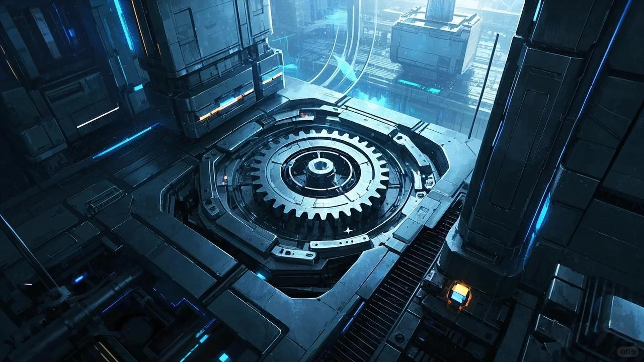 机械齿轮图片，PPT插图，科技机械