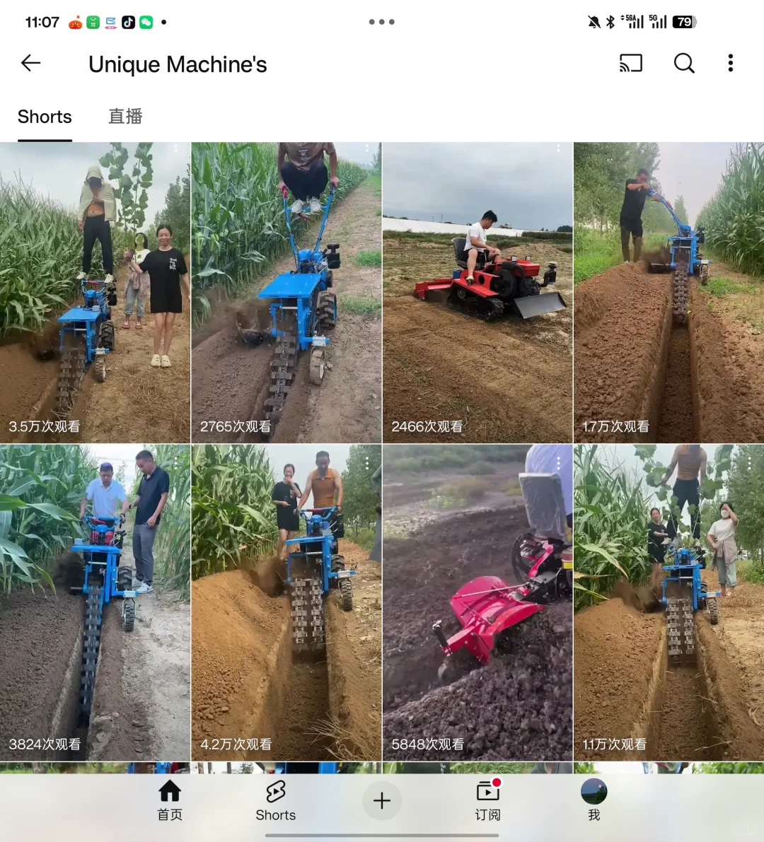 农业机械工厂做YouTube，客户自己找上门