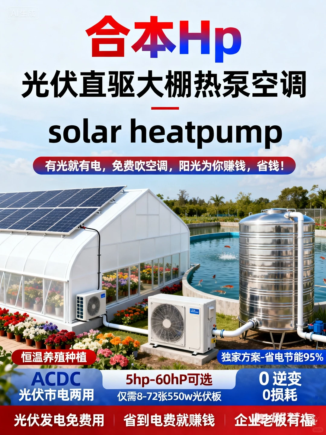 光伏科技开启节能新纪元！创新直驱技术实现