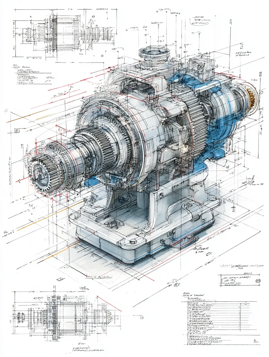 机械变速齿轮箱·设计手稿［咒语］